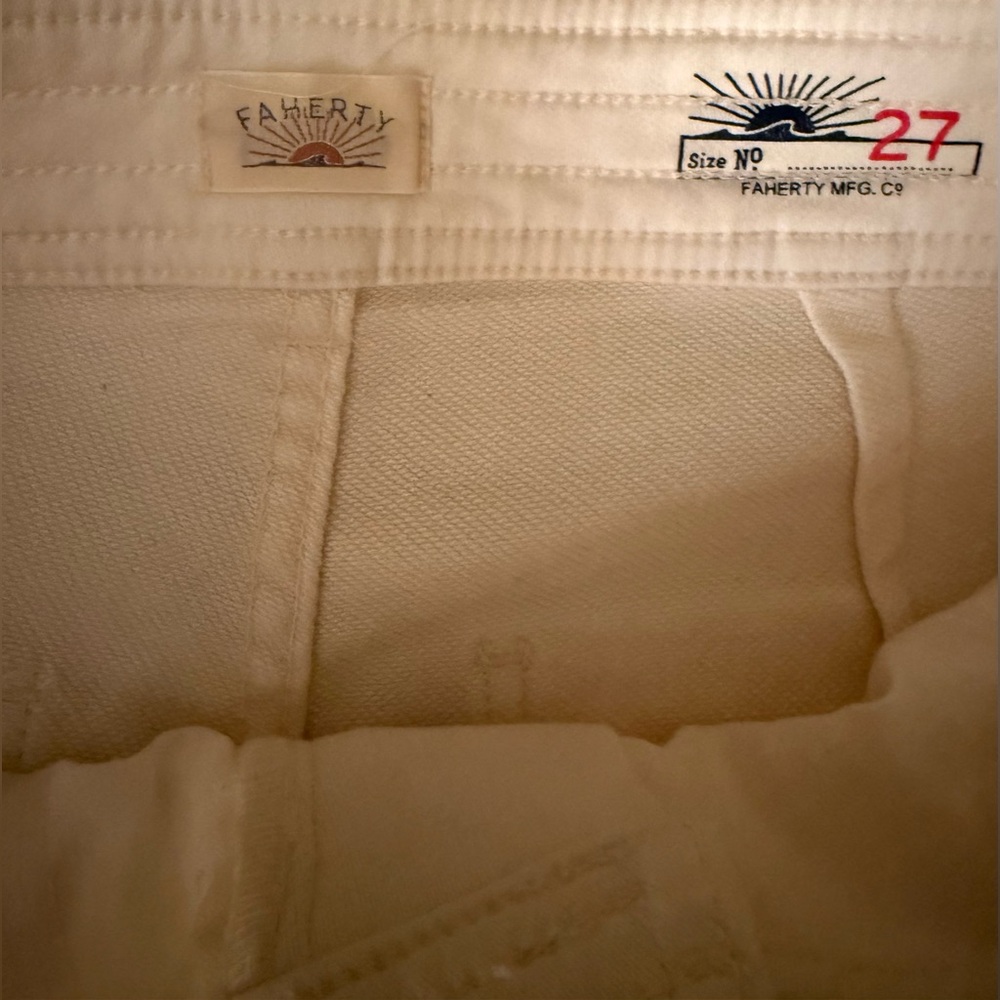 NWT Faherty Stretch Terry High Rise Harbor Pant Size 27 🌷🌷🌷 - Picture 6 of 14